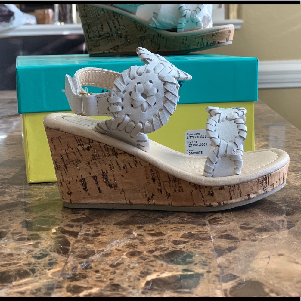 Jack Rogers Girls Wedges size 9 NIB